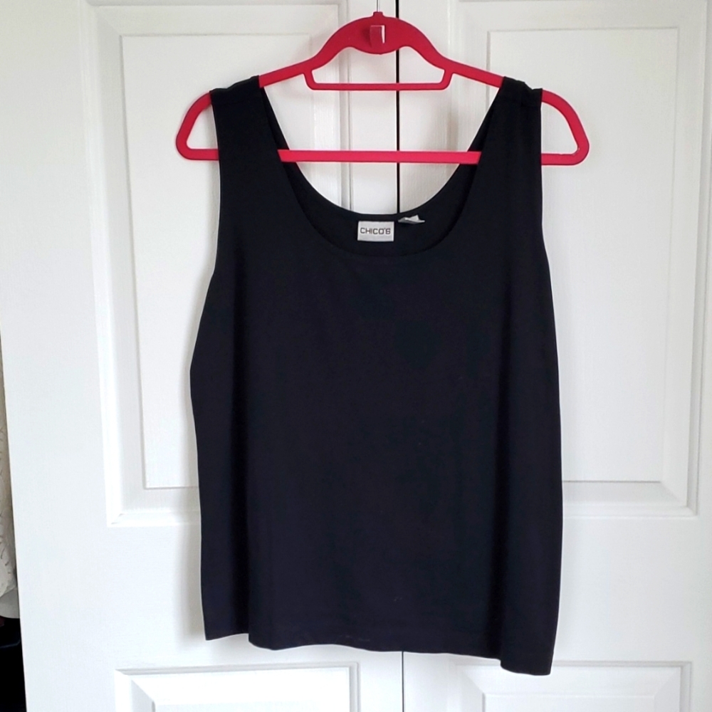 Black tank top